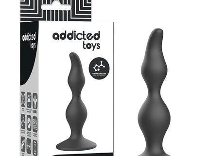ADDICTED TOYS - ANAL SEXUAL PLUG 12 CM BLACK