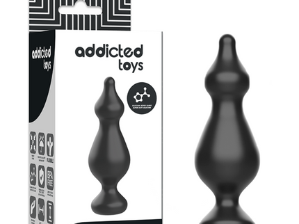 ADDICTED TOYS - ANAL SEXUAL PLUG 13.6 CM BLACK