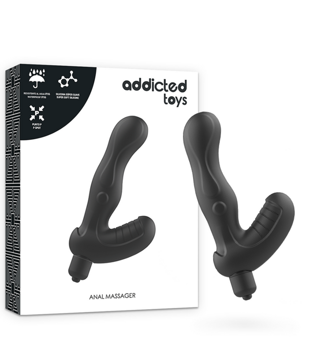 ADDICTED TOYS - P-SPOT VIBE SILICONE PROSTATE ANAL STIMULATOR