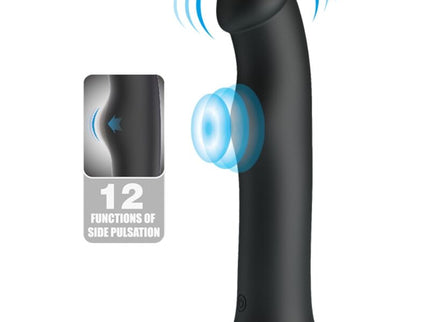 PRETTY LOVE - MURRAY BLACK CLITORAL VIBRATOR AND SUCKER