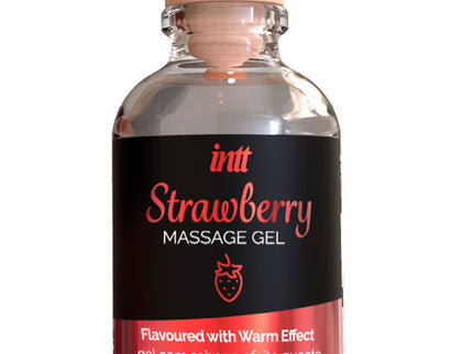 INTT MASSAGE & ORAL SEX - HOT EFFECT STRAWBERRY FLAVOR MASSAGE GEL