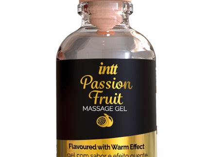 INTT MASSAGE & ORAL SEX - PASSION FRUIT FLAVORED MASSAGE GEL WITH HEAT EFFECT