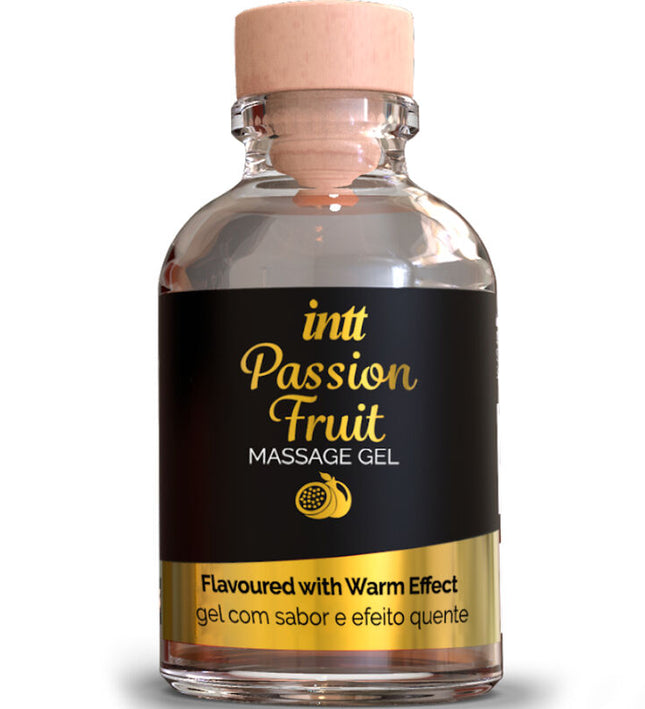 INTT MASSAGE & ORAL SEX - PASSION FRUIT FLAVORED MASSAGE GEL WITH HEAT EFFECT