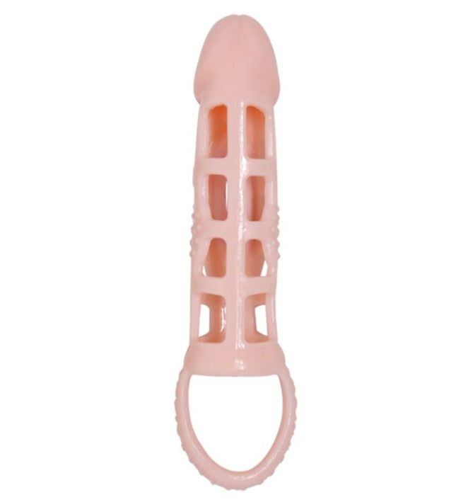 PRETTY LOVE - HARRISON PENIS EXTENDER COVER WITH VIBRATION AND STRAP 13.5 CM