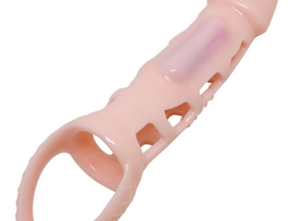 PRETTY LOVE - HARRISON PENIS EXTENDER COVER WITH VIBRATION AND STRAP 13.5 CM