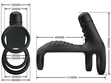 PRETTY LOVE - ELASTIC SOFT SILICONE EXTENSION SLEEVE