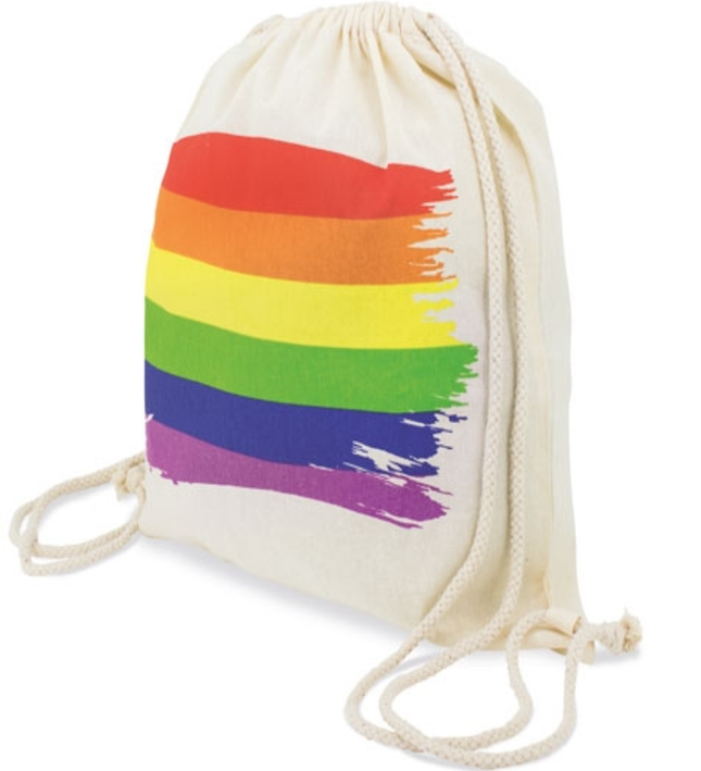 PRIDE - COTTON LGBT FLAG BACKPACK
