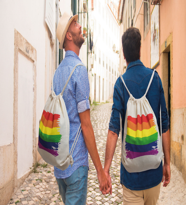 PRIDE - COTTON LGBT FLAG BACKPACK