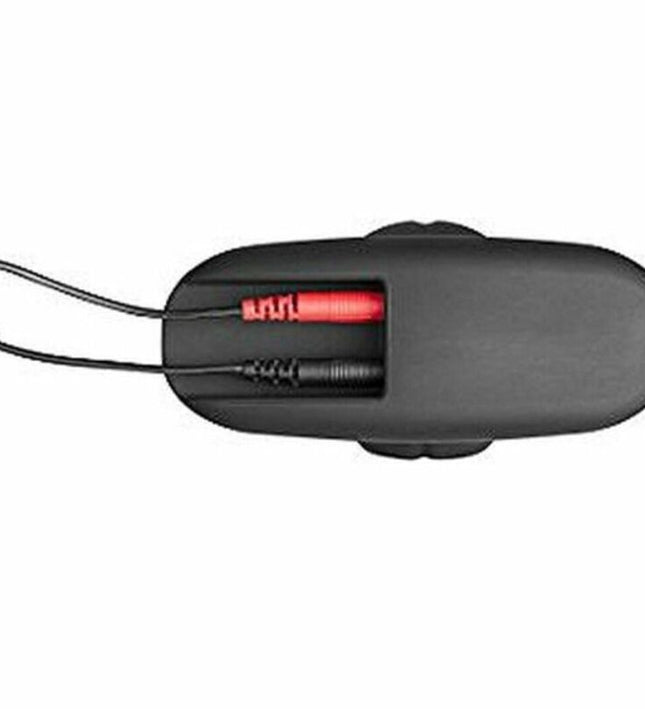 ELECTRASTIM - SILICONE BLACK ROCKER BUTT PLUG LARGE