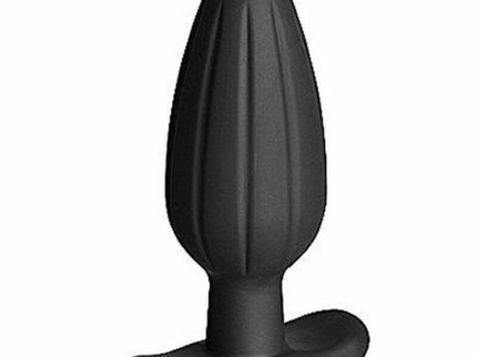 ELECTRASTIM - SILICONE BLACK ROCKER BUTT PLUG LARGE