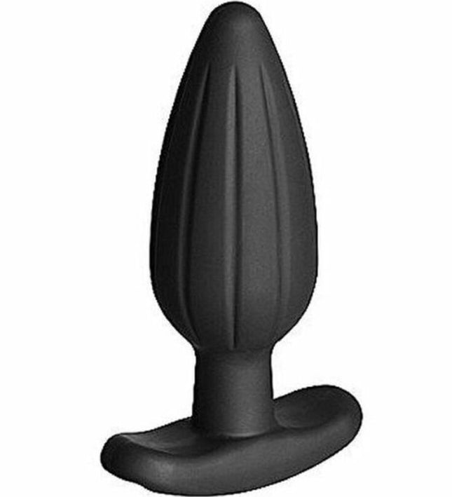 ELECTRASTIM - SILICONE BLACK ROCKER BUTT PLUG LARGE