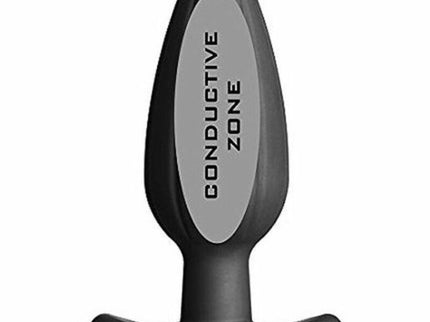 ELECTRASTIM - SILICONE BLACK ROCKER BUTT PLUG LARGE