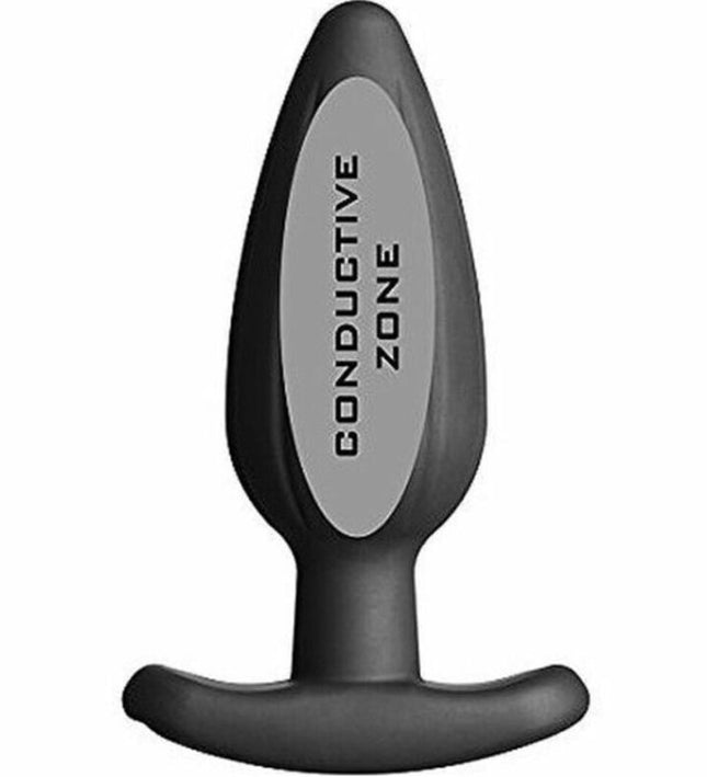 ELECTRASTIM - SILICONE BLACK ROCKER BUTT PLUG LARGE
