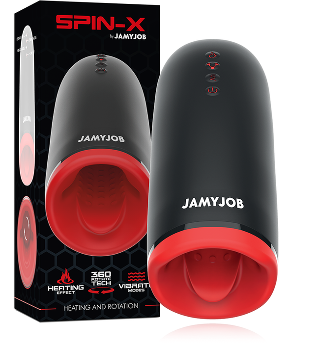 JAMYJOB - SPIN-X HEATING AND ROTATION MASTURBATOR