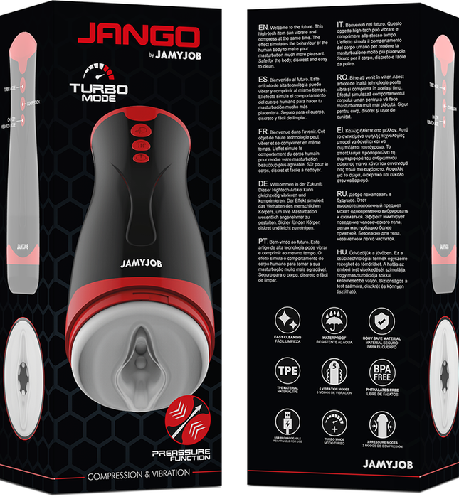 JAMYJOB - JANGO COMPRESSION AND VIBRATION MASTURBATOR