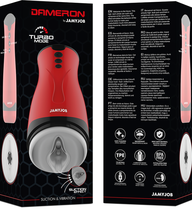 JAMYJOB - DAMERON SUCTION AND VIBRATION MASTURBATOR