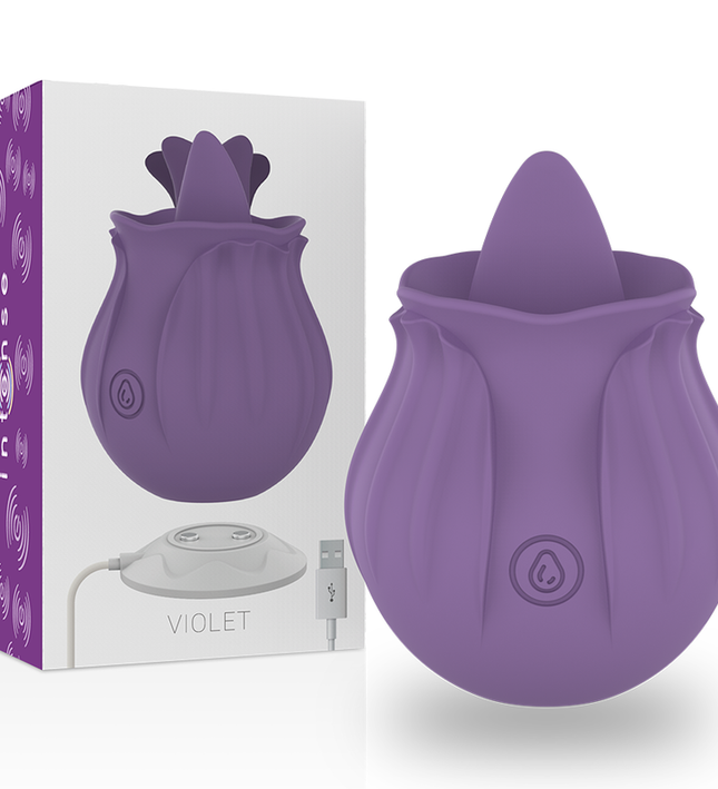 INTENSE - VIOLET CL TORIS STIMULATOR 10 VIBRATIONS LILAC