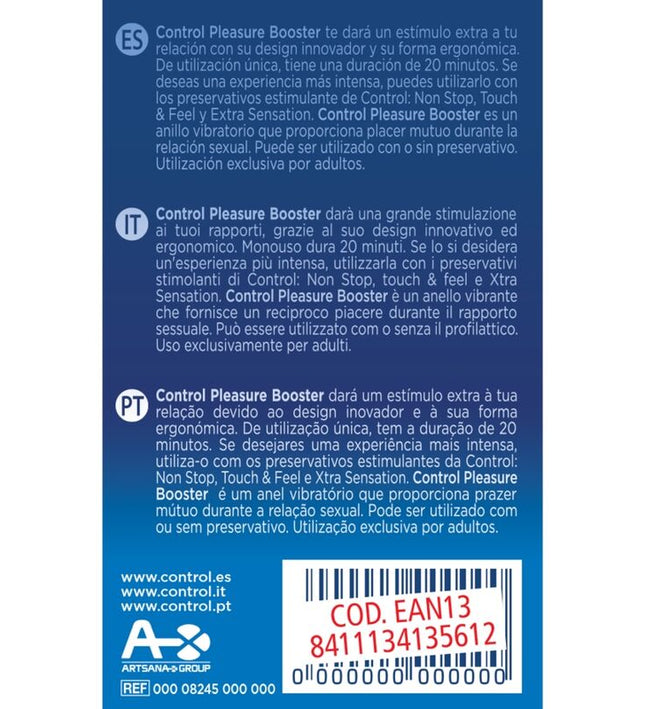 CONTROL - PLEASURE BOOSTER VIBRATOR RING
