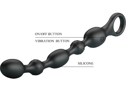 PRETTY LOVE - VAN ANAL BALLS 10 VIBRATIONS RECHARGEABLE SILICONE