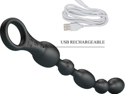 PRETTY LOVE - VAN ANAL BALLS 10 VIBRATIONS RECHARGEABLE SILICONE