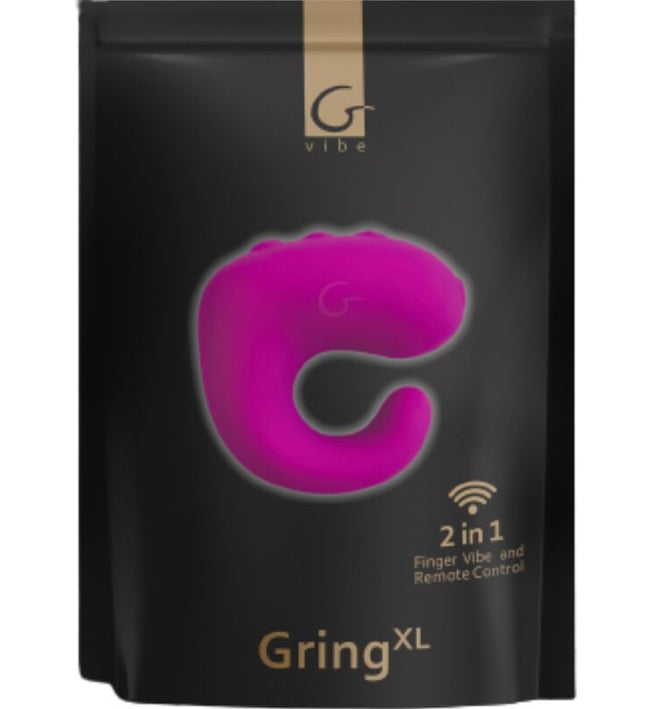 G-VIBE - FUN TOYS GRING VIBRATOR RING XL SWEET RASPBERRY