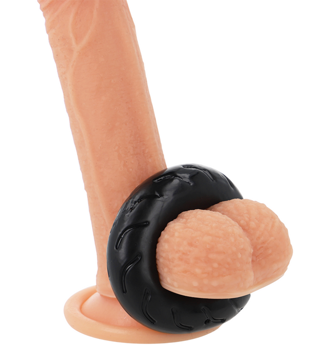 POWERING - SUPER FLEXIBLE AND RESISTANT PENIS RING 5CM PR08 BLACK