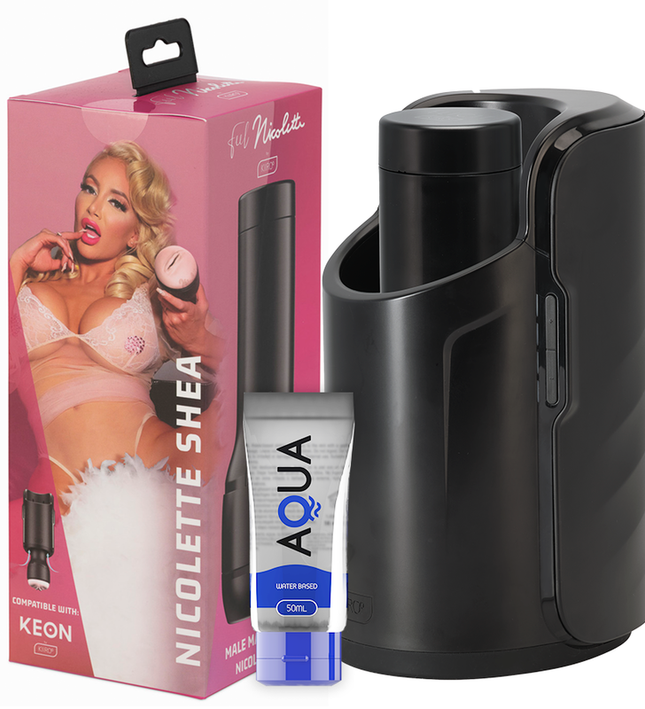 KIIROO - KEON + FEEL NICOLETTE SHEA STROKER + AQUA QUALITY LUBRICANT 50 ML