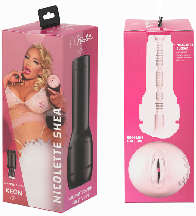 KIIROO - KEON + FEEL NICOLETTE SHEA STROKER + AQUA QUALITY LUBRICANT 50 ML