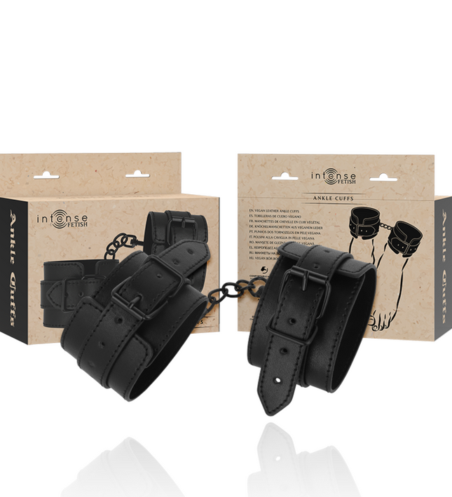 INTENSE - FETISH VEGAN LEATHER ANKLE CUFFS