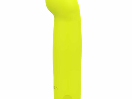 B SWISH - BCUTE CURVE INFINITE CLASSIC RECHARGEABLE SILICONE VIBRATOR YELLOW