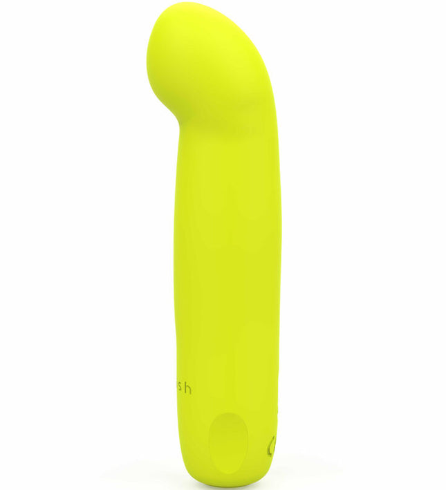 B SWISH - BCUTE CURVE INFINITE CLASSIC RECHARGEABLE SILICONE VIBRATOR YELLOW