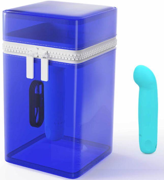 B SWISH - BCUTE CURVE INFINITE CLASSIC LIMITED EDITION BLUE SILICONE RECHARGEABLE VIBRATOR
