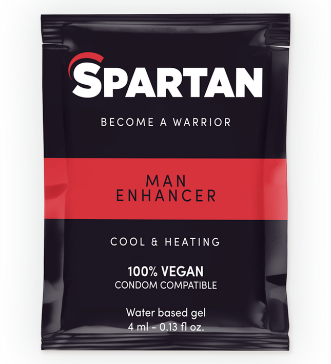 SPARTAN - MALE ENHANCER GEL HOT-COLD EFFECT 100% VEGAN 4ML