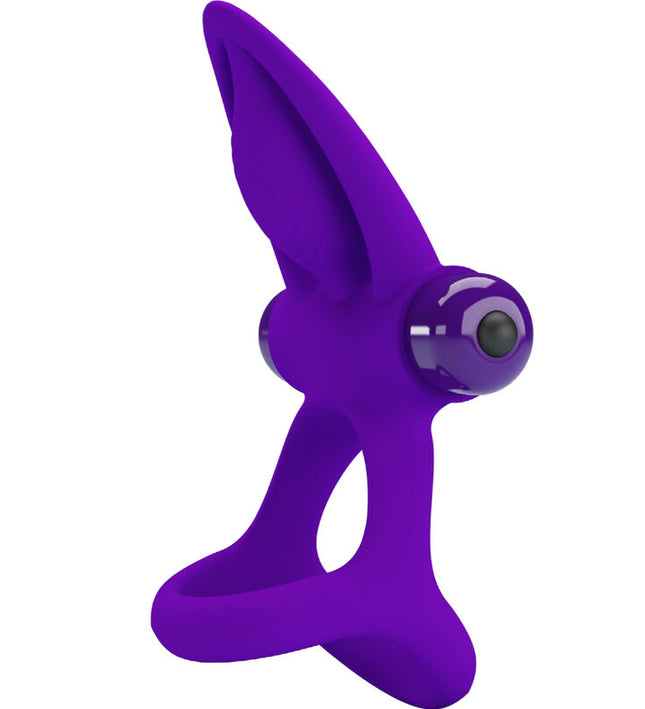 PRETTY LOVE - VIBRATOR RING 10 VIBRATIONS VIOLET SILICONE