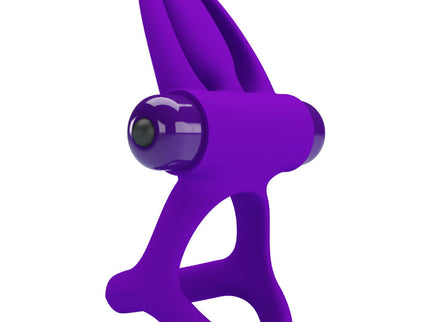 PRETTY LOVE - VIBRATOR RING 10 VIBRATIONS VIOLET SILICONE