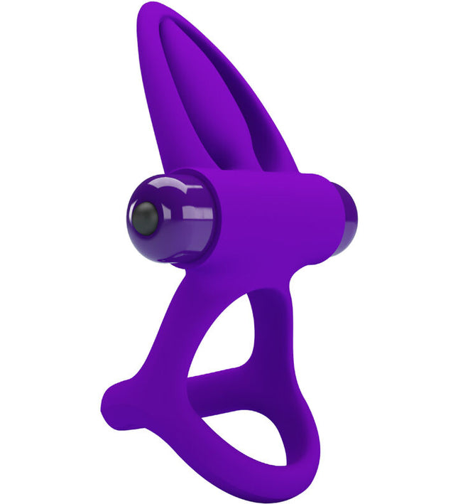 PRETTY LOVE - VIBRATOR RING 10 VIBRATIONS VIOLET SILICONE