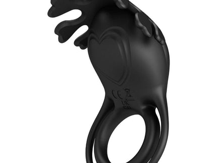 PRETTY LOVE - RUBEN VIBRATOR RING 7 VIBRATIONS BLACK SILICONE