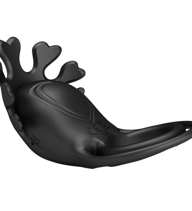 PRETTY LOVE - RUBEN VIBRATOR RING 7 VIBRATIONS BLACK SILICONE