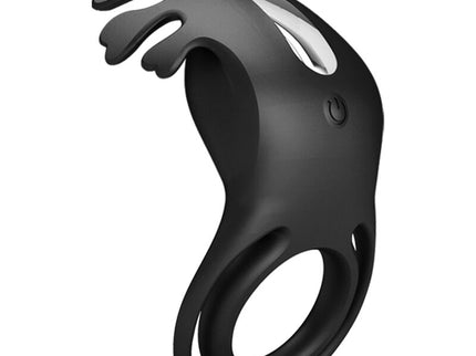 PRETTY LOVE - RUBEN VIBRATOR RING 7 VIBRATIONS BLACK SILICONE