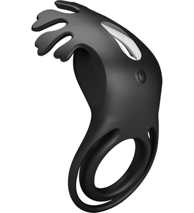 PRETTY LOVE - RUBEN VIBRATOR RING 7 VIBRATIONS BLACK SILICONE
