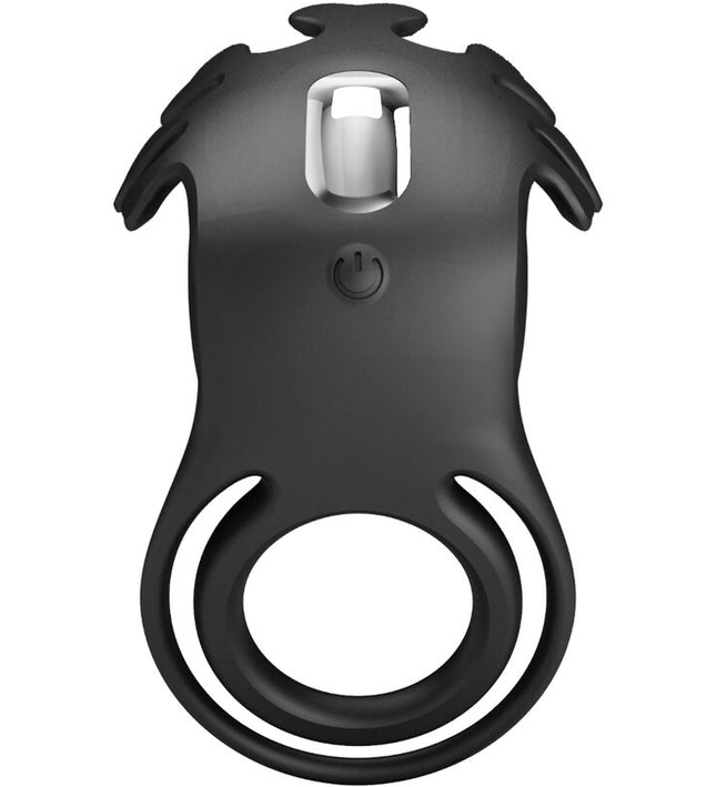 PRETTY LOVE - RUBEN VIBRATOR RING 7 VIBRATIONS BLACK SILICONE