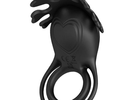 PRETTY LOVE - RUBEN VIBRATOR RING 7 VIBRATIONS BLACK SILICONE