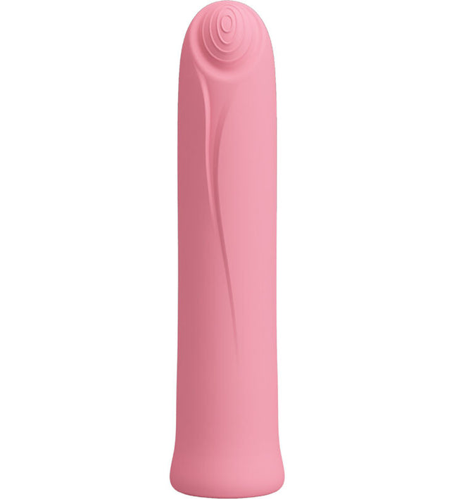 PRETTY LOVE - CURTIS MINI SUPER POWER VIBRATOR 12 PINK SILICONE VIBRATIONS