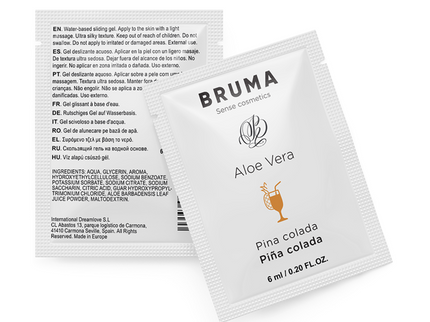 BRUMA - ALOE VERA SLIDING GEL PINA COLADA FLAVOR 6 ML