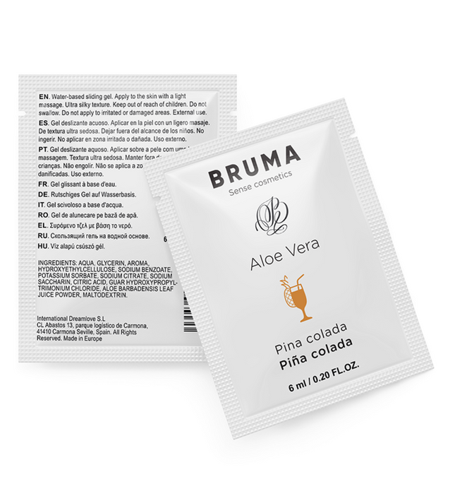 BRUMA - ALOE VERA SLIDING GEL PINA COLADA FLAVOR 6 ML
