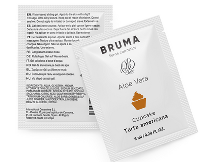BRUMA - ALOE VERA SLIDING GEL CUPCAKE FLAVOR 6 ML