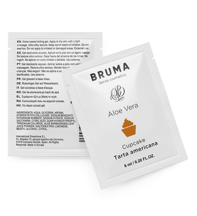 BRUMA - ALOE VERA SLIDING GEL CUPCAKE FLAVOR 6 ML