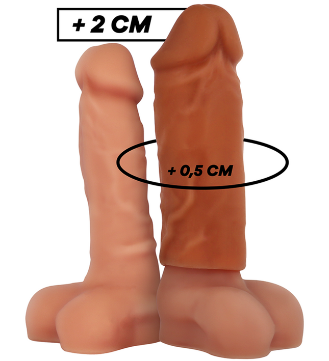 VIRILXL - LIQUID SILICONE V3 BROWN PENIS EXTENSION