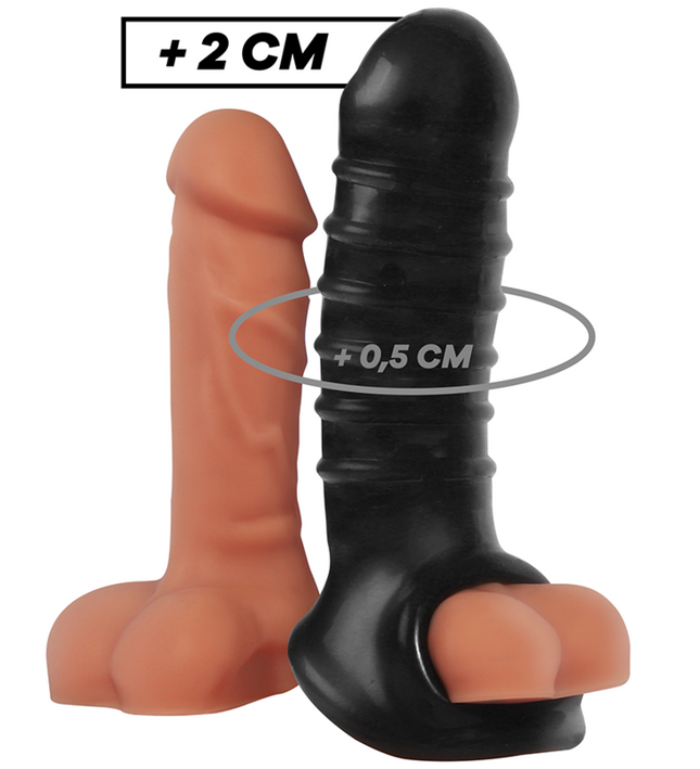 VIRILXL - PENIS EXTENSION AND SHEATH V15 BLACK