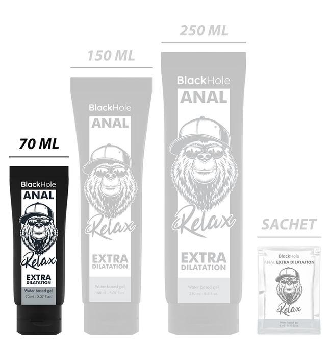 BLACK HOLE - WATER-BASED ANAL DILATION GEL 70 ML